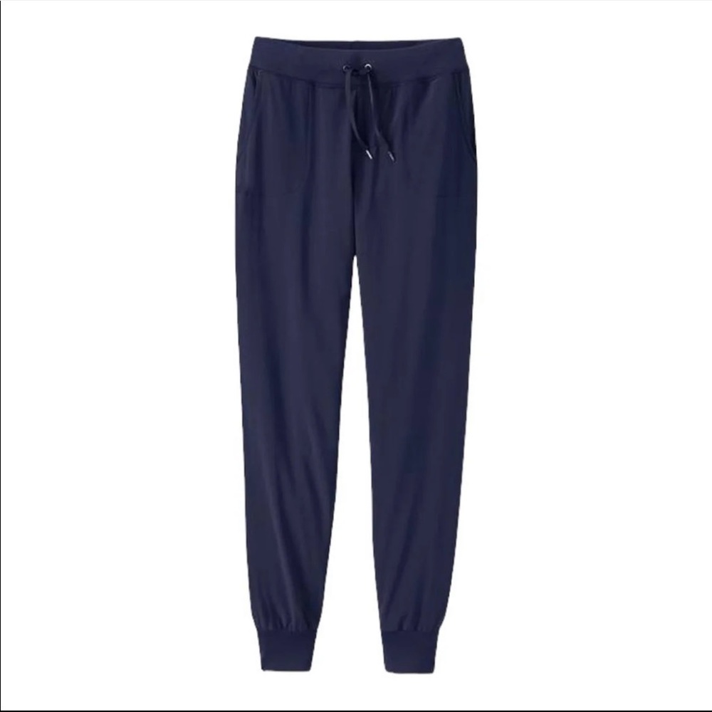 Athleta Navy Blue Lined City Joggers 4 Tall